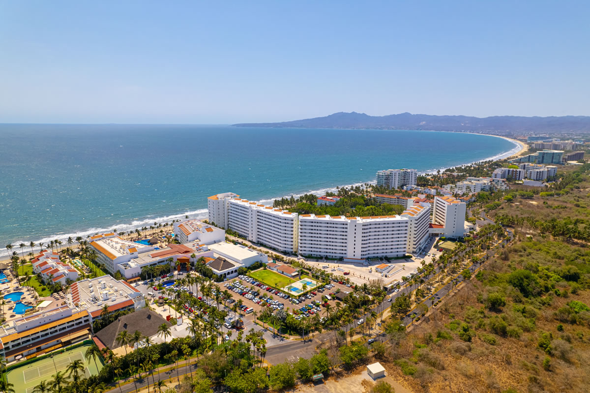 Vista aérea Riviera Nayarit Condominio VillaMagna Residencial con vista al mar en venta